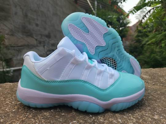 Air Jordan 11 Low White Tiffany Blue Men's Women's Basketball Shoes-82